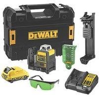 DeWalt Multi-line Laser Level Green Self-Levelling DCE0811D1G-GB 2.0Ah Li-lon XR