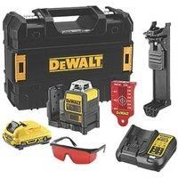 DeWalt Red Self Levelling Multi Line Laser Level DCE0811D1R-GB 12V 2.0Ah