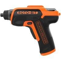 BLACK+DECKER CS36BSC-GB CS36BSC 3.6V Roto-Bit Storage Screwdriver, 3.6 V, Orange