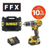 Dewalt DCD796P1-GB XR Brushless Compact Lithium-Ion Combi Drill, 18 V, Yellow/Black, One Size