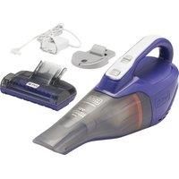 Black + Decker 12v Pet Dustbuster DVB315JPGB Handheld Vacuum Cleaner in Grey / Purple
