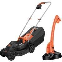 Black + Decker BEMW351GL2-GB Lawnmowers in Black / Orange