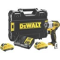 DeWalt DCF902D2-GB 12V 2 x 2Ah XR Brushless Sub Compact 3/8" Impact Wrench