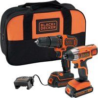 BLACK+DECKER 18V Li-Ion 2 Gear Hammer Drill BCD700S - Bare Unit Drill Only New