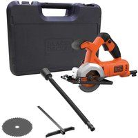 Black & Decker Black + Decker Bes510KGb 400W Mini Circular Saw + Kit Box