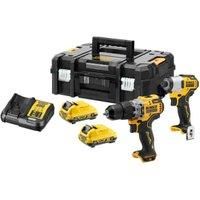 DeWalt DCK2111L2T 12V 2x3.0Ah Brushless Combi Impact Twin Pack Kit DCD706 DCF801