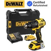 DeWalt DCD709D2T-GB 18V XR Brushless Compact Combi Drill 2 x 2.0Ah