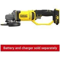 STANLEY FATMAX V20 18V Cordless Angle Grinder Bare Unit (SFMCG400B-XJ)