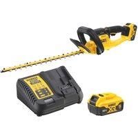 DeWalt DCMHT563P1-GB 18V 1x5.0Ah 55cm 25mm Hedge Trimmer Cutter Garden