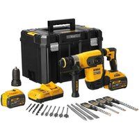 DeWalt DCH417X2-GB 54V 2x9.0Ah 32mm SDS-Plus XR Flexvolt Multi Drill Kit