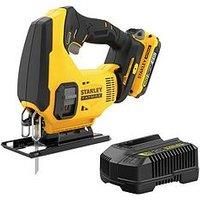 Stanley Fatmax V20 18V Cordless Jigsaw With Blade And Kit Box (Sfmcs600D1KGb)