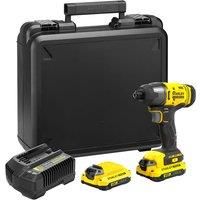 Stanley FatMax V20 18V Brushed Impact Drill with 2x2.0AH and Kit Box