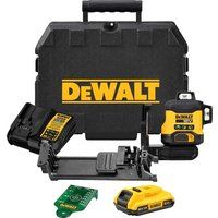 DeWalt DCLE34031D1 18V XR Compact Green Laser 3 x 360 Degree - 2.0Ah Battery