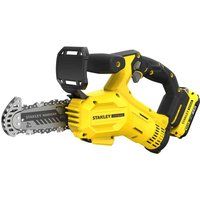 Stanley FatMax V20 Cordless Mini Pruning Chainsaw 150mm 1 x 2ah Li-ion Charger