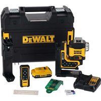 Dewalt DCLE34035D1-GB 18V 360 Green Laser 1 x 2Ah Battery, Charger & TSTAK Case