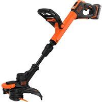 Black and Decker BCSTR918 18v Cordless Resin Blade Grass Trimmer 280mm 1 x 2ah Li-ion Charger