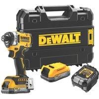DEWALT DCF860E2T-GB 2x1.7Ah POWERSTACK 18v Premium Impact Driver Kit