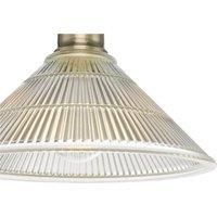 dr lighting Boyd ceiling light, fluted glass lampshade
