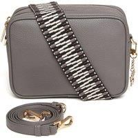 Alice Wheeler Soho Duel Compartment Camera Cross Body Bag with 2 Straps and Bee Attachment Shoulder Bag for Ladies (Slate)