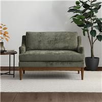 Zella Olive Chenille 2 Seater Sofa