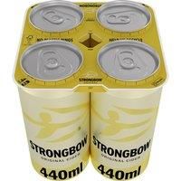 Strongbow Original Cider 4 x 440ml Cans
