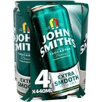 John Smith's Extra Smooth Ale Can 4x440ml