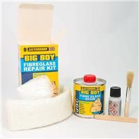 Fibre Glass Resin Repair Kit Silverhook BIGK1 Mend Plastic Fibre Glass Repair
