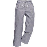 Portwest Bromley Chefs Trouser, Size: S, Colour: Check, C079CHRS