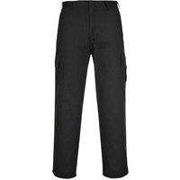 Portwest C701 Durable Reinforced Combat Trouser Black Tall, 34