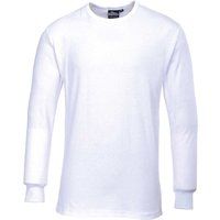 Portwest B123 Insulated Thermal T-Shirt Long Sleeve White, X-Large