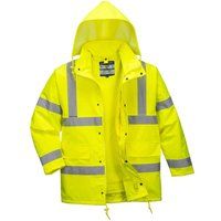 Portwest Unisex Adult S468YERS 4-In-1 Jacket - Yellow, Small