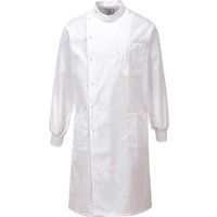 Portwest C865 Stain Resistant Finish Howie Coat - Texpel Finish White, Large & Standard Coat, Color: White, Size: L, 2852WHRL