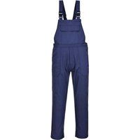 Biz Weld Mens Flame Resistant Bib and Brace Navy L