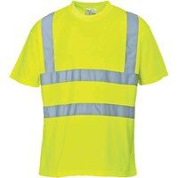 Portwest Hi-Vis T-Shirt, Size: XL, Colour: Yellow, S478YERXL