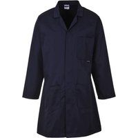 Portwest 2852 Hard Wearing Durable Lab Coat Navy, 3X-Large