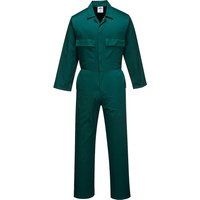 Portwest S999 Men/'s Euro Workwear Polycotton Coverall Boiler Suit Overalls Bottle Green, M