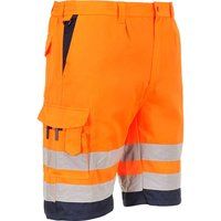 Portwest Hi Vis Polycotton Shorts EN471 Work Wear Summer Safety E043