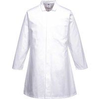 Portwest 2202WHRXS Men/'s Food Coat, One Pocket, Regular, Size: X-Small, White