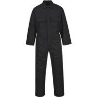 Biz Weld Mens Flame Resistant Overall Black 3XL 32"