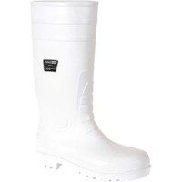 Portwest Safety Food Wellington S4, Size: 43, Colour: White, FW84WHR43