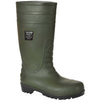 Portwest FW95 Waterproof Total Safety Wellington S5 Green, 41