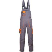 Portwest Texo Contrast Bib and Brace Grey L 31"