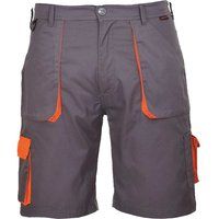 Portwest Texo Contrast Shorts, Size: XXL, Colour: Grey, TX14GRRXXL