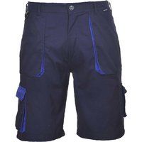 Portwest Texo Contrast Shorts, Size: XL, Colour: Navy, TX14NARXL