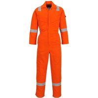 Biz Flame Flame Retardant Lightweight Anti Static Hi Viz Coverall FRAS