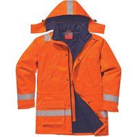 Portwest - Fire Resist Hi-Vis Safety Workwear Anti-Static Winter Jacket