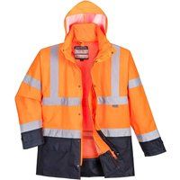 Portwest high-visibility waterproof 5-in-1 executive coat #S768