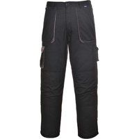Portwest TX16 Contrast Lined Trousers Black L
