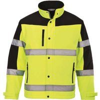 Portwest Two Tone Softshell Jacket (3L), Size: XXL, Colour: Yellow, S429YERXXL