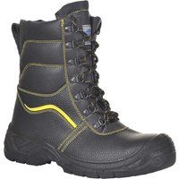 Portwest FW05 Protective boots, fleece lined, size 37/4 Black Size: 12